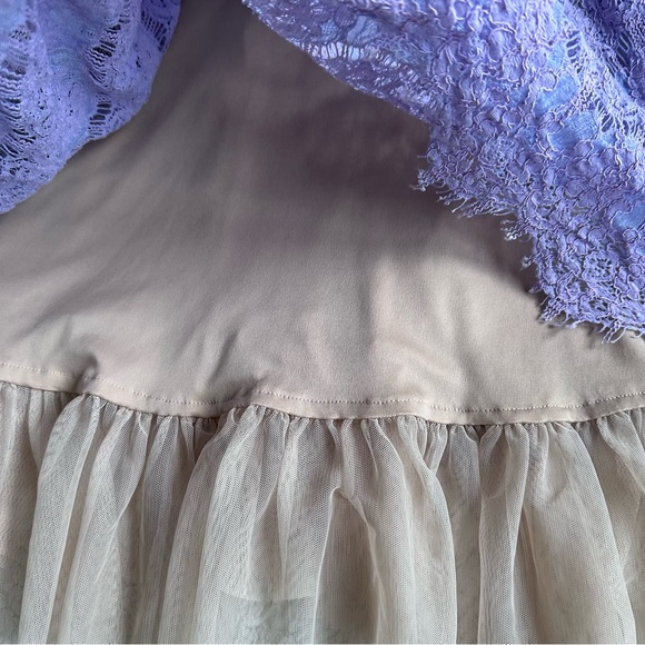 Francesca's Collection | Eloise Lace open back dress Lavender | Size Small - Picture 6 of 12